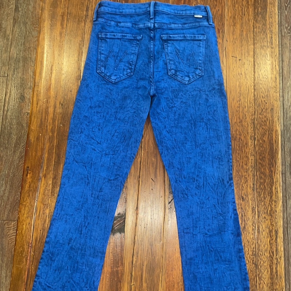 NWOT MOTHER DENIM The Rascal Ankle Fray, Love on the Rocks, Size 28 - Picture 8 of 15
